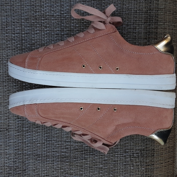 Asos pink lace up sneakers size 7 shoes - Picture 5 of 9